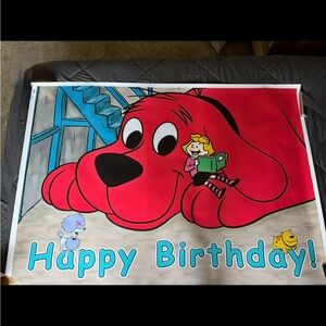 Clifford the Big Red Dog Birthday Banner
